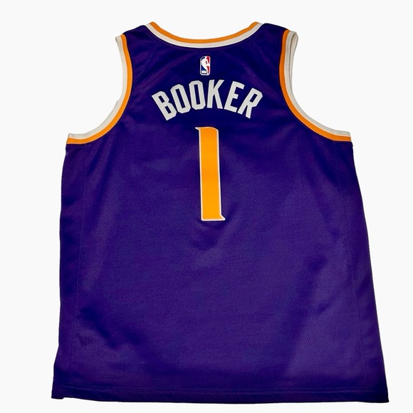 ($120) Authentic Nike Devin Booker Phoenix Suns NBA Swingman Jersey XL 52 - Picture 4 of 6
